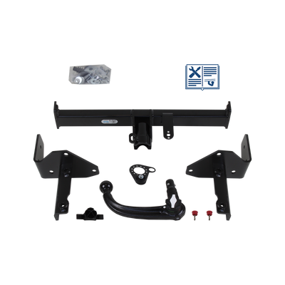 Attelage rotule démontable Oris + faisceau TowTec universel 7 broches