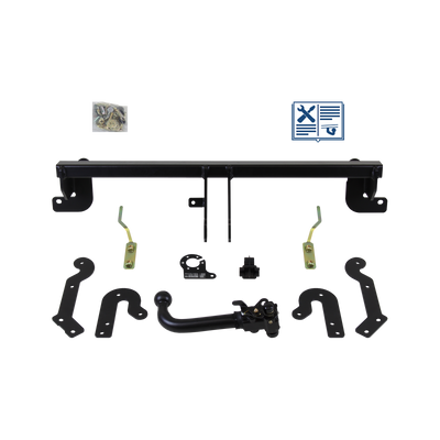 Attelage rotule démontable AUTO-HAK + faisceau TowTec universel 7 broches