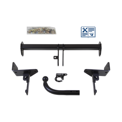 Attelage col de cygne AUTO-HAK + faisceau TowTec universel 7 broches