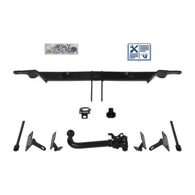Attelage rotule démontable AUTO-HAK + faisceau ECS spécifique 7 broches