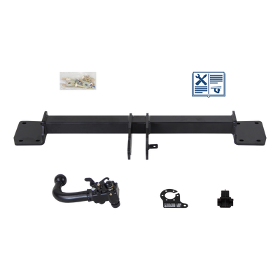 Attelage rotule démontable AUTO-HAK + faisceau TowTec spécifique 7 broches
