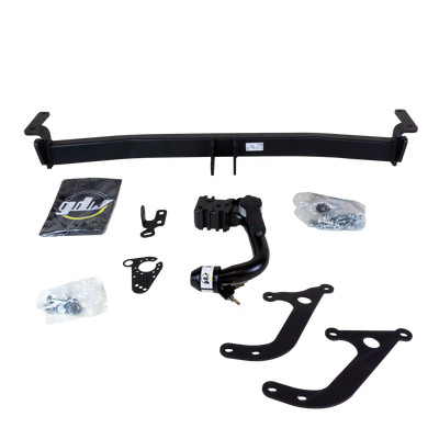 Attelage rotule démontable GDW + faisceau TowTec spécifique 7 broches