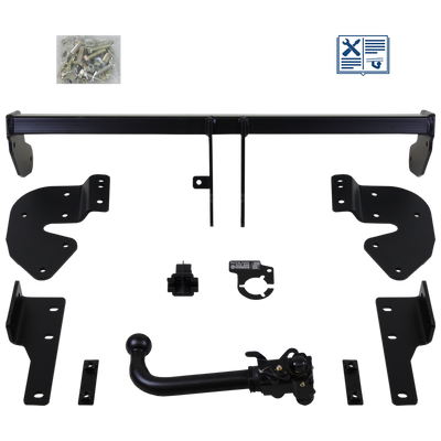 Attelage rotule démontable AUTO-HAK + faisceau TowTec spécifique 7 broches