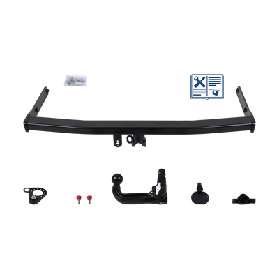 Attelage rotule démontable Oris + faisceau TowTec spécifique 13 broches