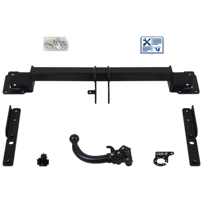 Attelage rotule démontable sans outil horizontale, AUTO-HAK