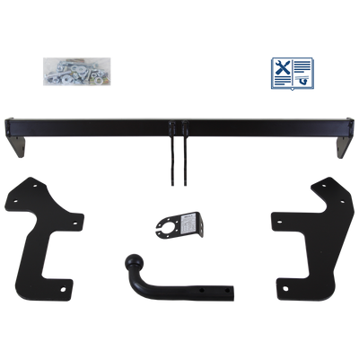 Attelage col de cygne Hak-Pol + faisceau TowTec universel 7 broches