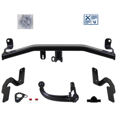 Attelage rotule démontable Oris + faisceau TowTec spécifique 7 broches
