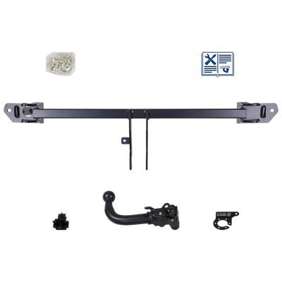 Attelage rotule démontable sans outil horizontale, AUTO-HAK