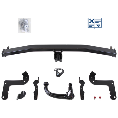 Attelage rotule démontable Oris + faisceau TowTec spécifique 7 broches