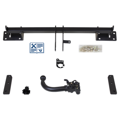 Attelage rotule démontable AUTO-HAK + faisceau TowTec spécifique 7 broches