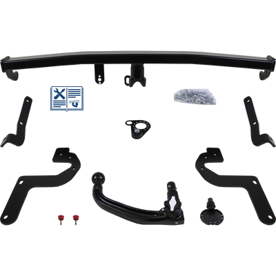 Attelage rotule démontable Oris + faisceau TowTec universel 7 broches