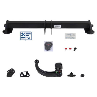 Attelage rotule démontable Westfalia + faisceau TowTec spécifique 7 broches