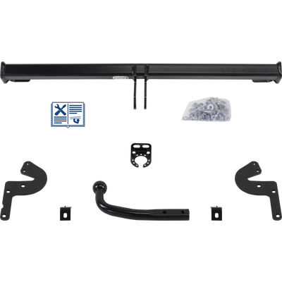 Attelage col de cygne Brink + faisceau TowTec universel 7 broches