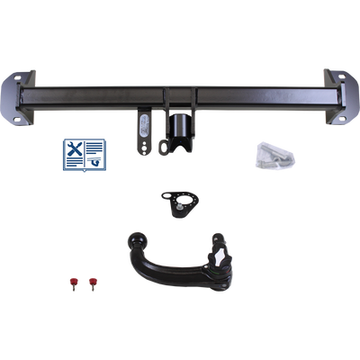 Attelage rotule démontable Oris + faisceau TowTec spécifique 7 broches