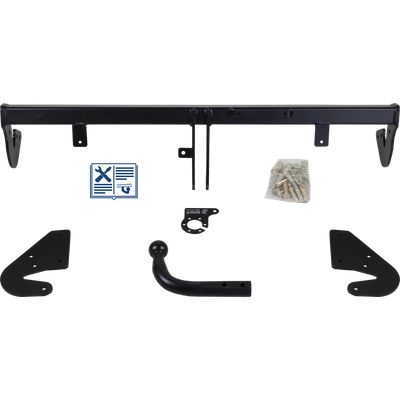 Attelage col de cygne AUTO-HAK + faisceau TowTec universel 7 broches
