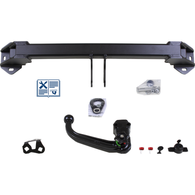 Attelage rotule démontable Westfalia + faisceau TowTec spécifique 13 broches