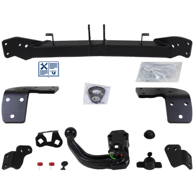 Attelage rotule démontable Westfalia + faisceau TowTec spécifique 13 broches