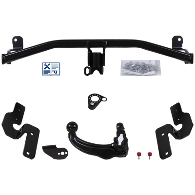 Attelage rotule démontable Oris + faisceau TowTec universel 7 broches