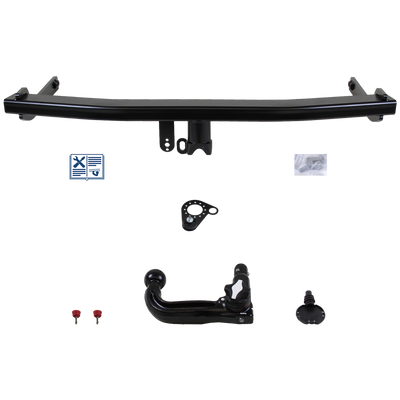 Attelage rotule démontable Oris + faisceau TowTec universel 7 broches