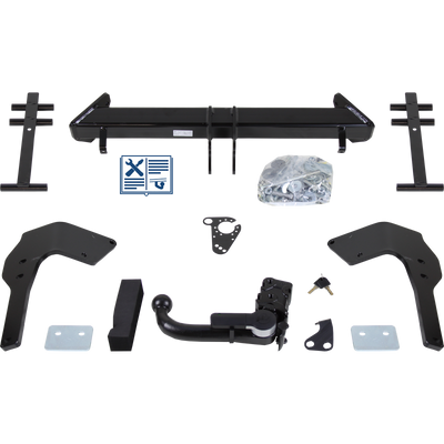Attelage rotule démontable GDW + faisceau TowTec spécifique 13 broches