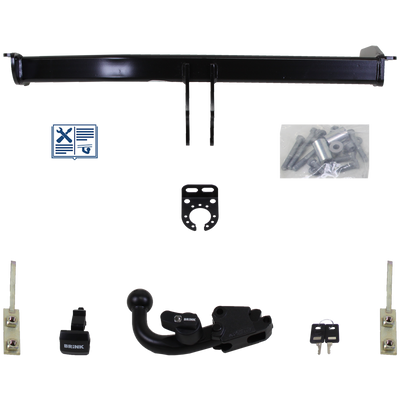 Attelage rotule démontable Brink + faisceau ECS spécifique 13 broches