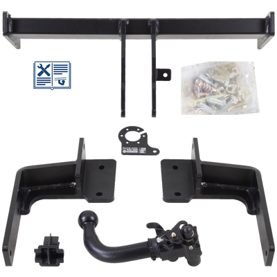 Attelage rotule démontable AUTO-HAK + faisceau TowTec spécifique 7 broches