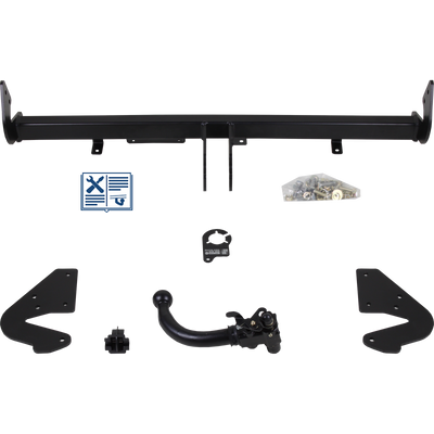 Attelage rotule démontable AUTO-HAK + faisceau TowTec universel 7 broches