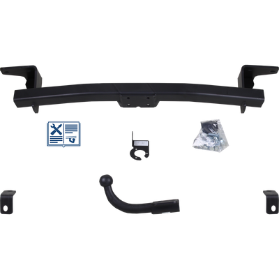 Attelage col de cygne GDW + faisceau TowTec universel 7 broches