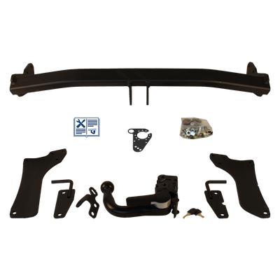 Attelage rotule démontable GDW + faisceau TowTec spécifique 7 broches