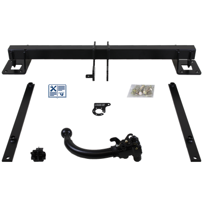 Attelage rotule démontable AUTO-HAK + faisceau TowTec universel 7 broches