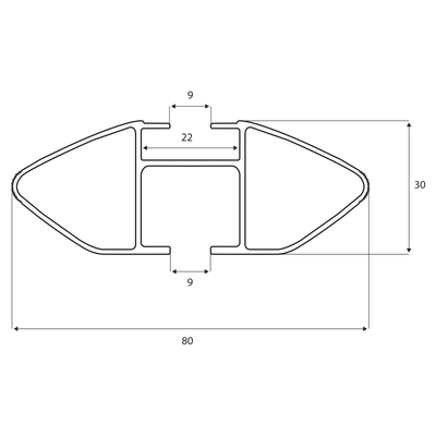 Galerie de toit G3 Clop airflow 110 cm