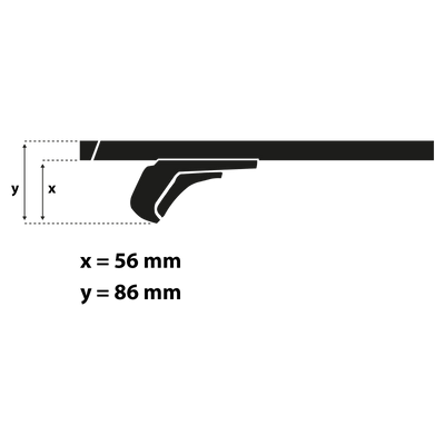 Galerie de toit G3 Clop airflow 110 cm