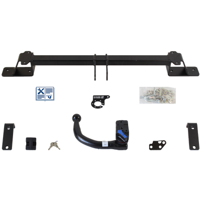 Attelage rotule démontable AUTO-HAK + faisceau TowTec spécifique 7 broches