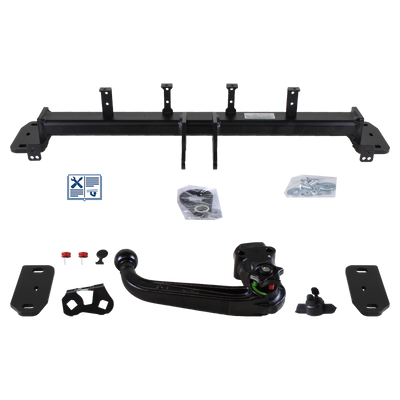 Attelage rotule démontable Westfalia + faisceau TowTec spécifique 13 broches