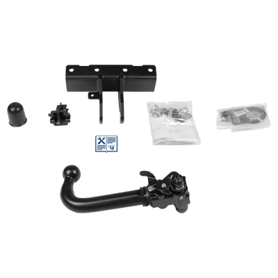 Attelage rotule démontable AUTO-HAK + faisceau TowTec spécifique 13 broches