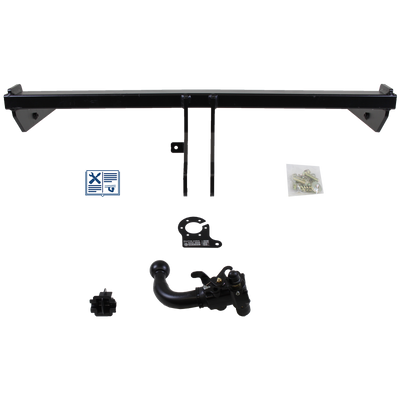 Attelage rotule démontable AUTO-HAK + faisceau TowTec spécifique 13 broches