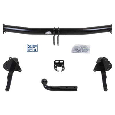 Attelage col de cygne Brink + faisceau TowTec universel 7 broches