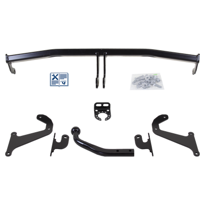 Attelage col de cygne Brink + faisceau TowTec universel 7 broches