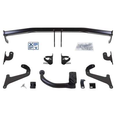 Attelage rotule démontable Brink + faisceau TowTec spécifique 7 broches