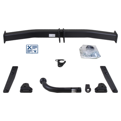 Attelage col de cygne GDW + faisceau TowTec universel 7 broches