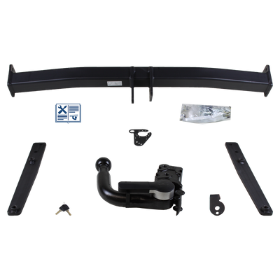 Attelage rotule démontable GDW + faisceau TowTec spécifique 7 broches