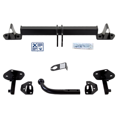 Attelage col de cygne Hak-Pol + faisceau TowTec universel 7 broches