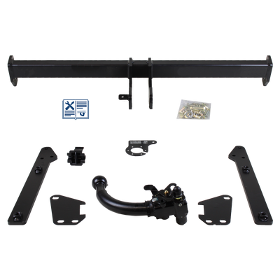 Attelage rotule démontable AUTO-HAK + faisceau TowTec universel 7 broches