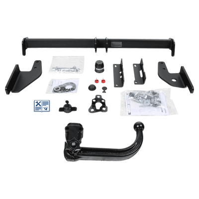 Attelage rotule démontable Westfalia + faisceau TowTec universel 7 broches