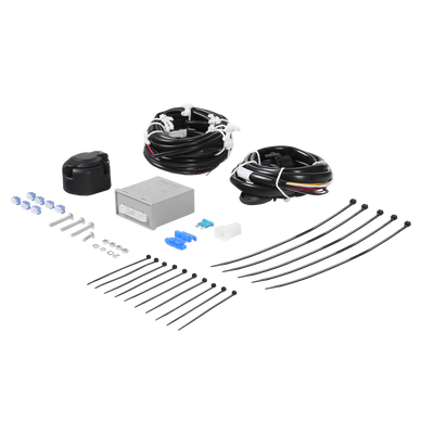 Attelage rotule démontable AUTO-HAK + faisceau TowTec universel 13 broches