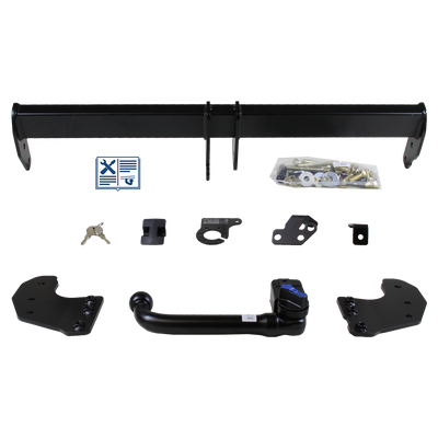 Attelage rotule démontable AUTO-HAK + faisceau TowTec spécifique 13 broches
