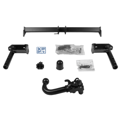 Attelage rotule démontable AUTO-HAK + faisceau TowTec universel 7 broches