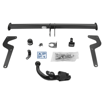 Attelage rotule démontable Brink + faisceau TowTec spécifique 7 broches