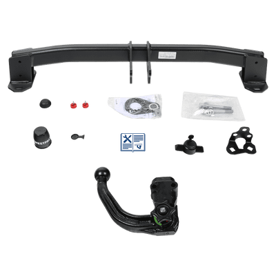 Attelage rotule démontable Westfalia + faisceau TowTec spécifique 7 broches