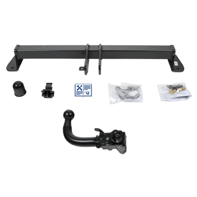 Attelage rotule démontable AUTO-HAK + faisceau TowTec spécifique 13 broches